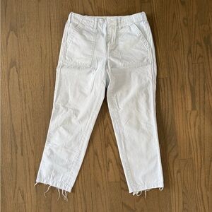Women's White Straight Leg Jeans